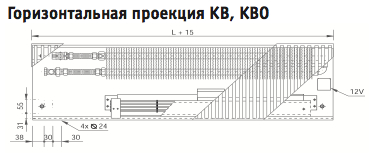 Горизонтальная проекция EVA KB,KBO