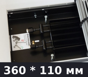 Конвектор естественной конвекции шириной 300 мм, глубиной 110 мм